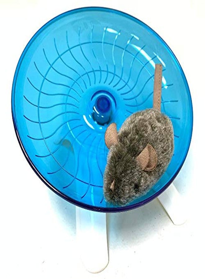 Mcage Large Flying Silent Spinner Saucer Exercise Jogging Running Wheel for Small Animal Hamster Gerbil Rat Mouse Rodent Degu Dagus Hermit Crabs Hedgie - Image 2